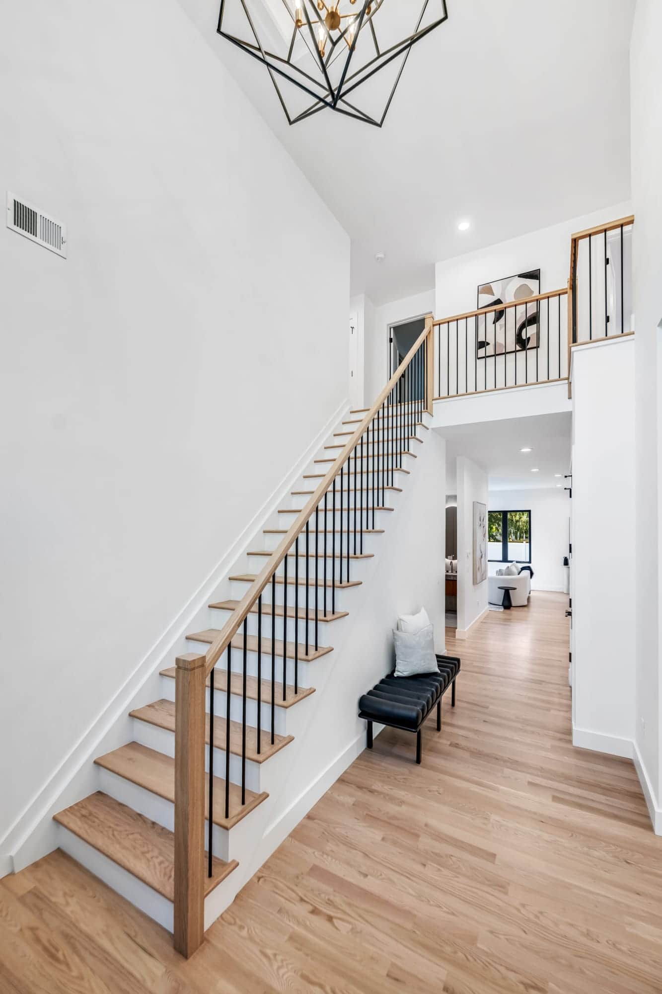 Staircase and foyer on Instagram