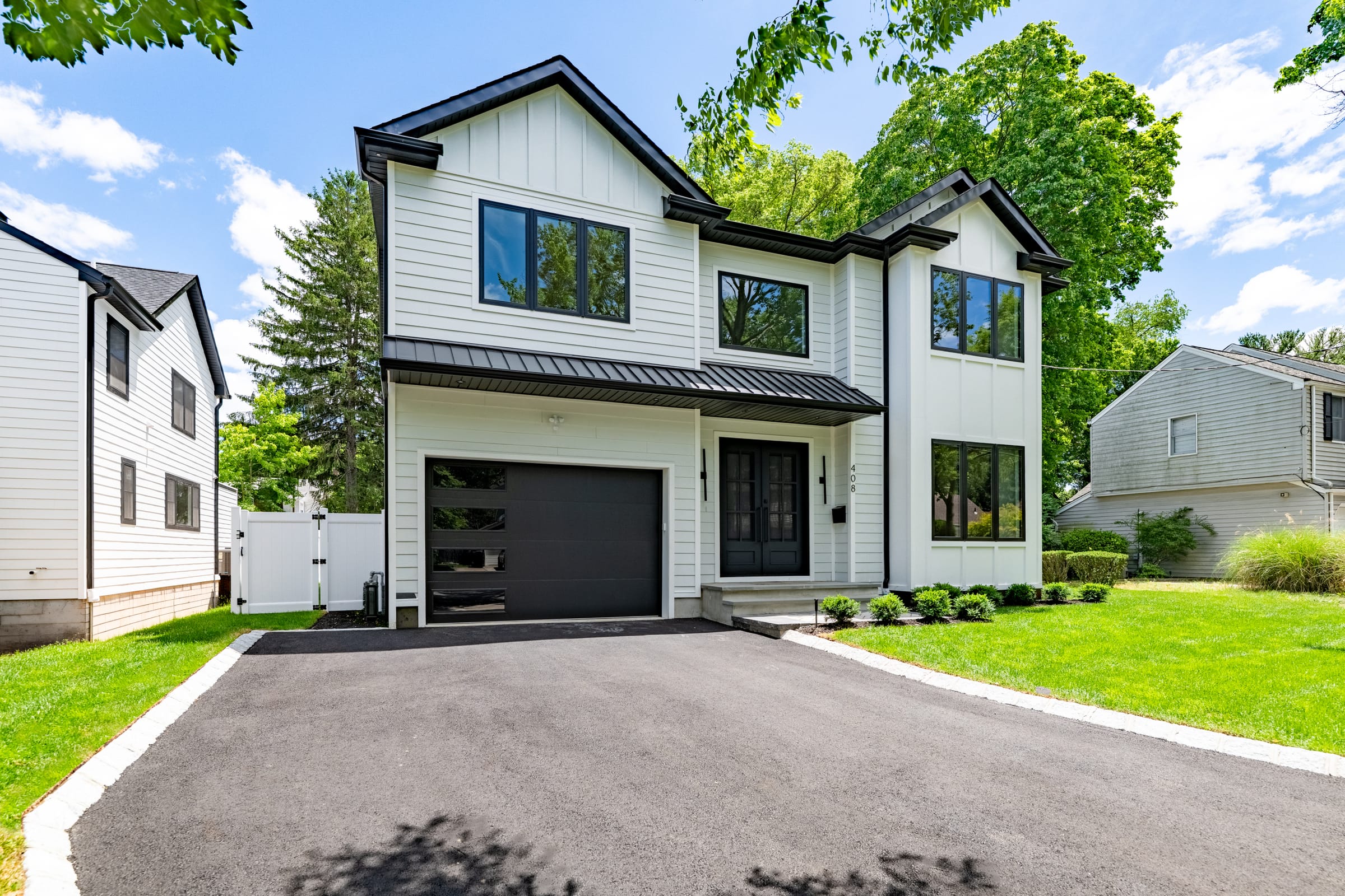 Custom new construction exterior — BTA Builders